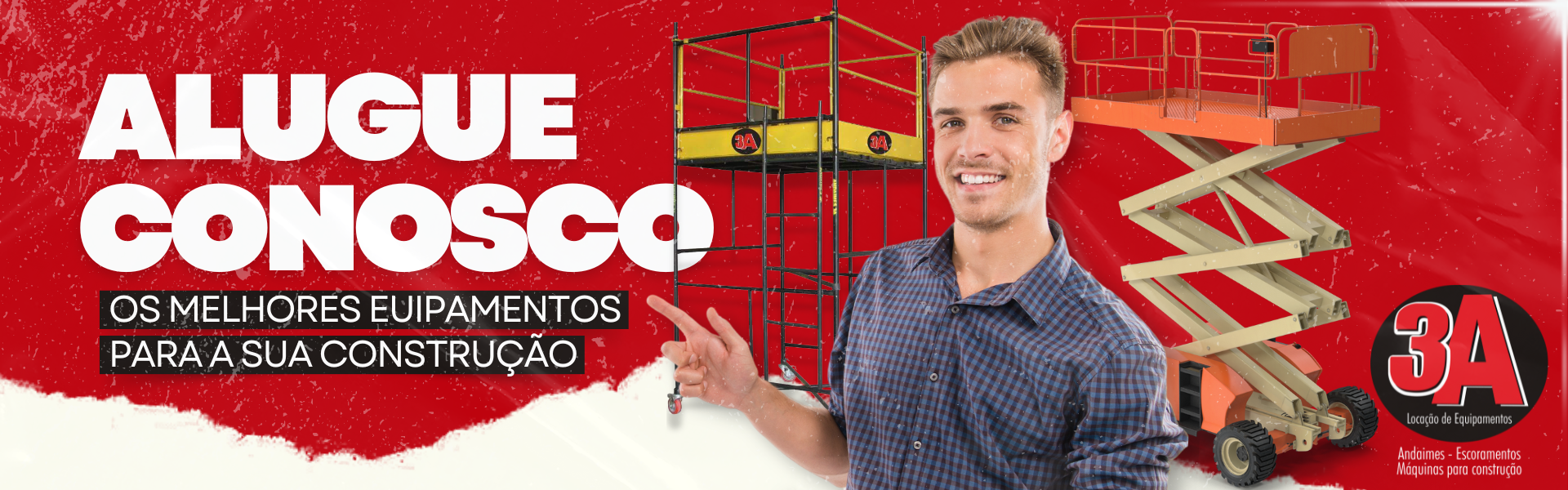Banner 2 - Alugue conosco - Os melhores equipamentos de a sua construção