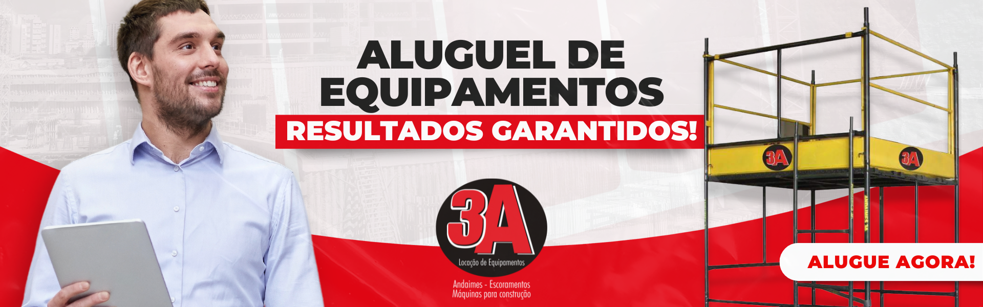 Banner 3 - Aluguel de equipamentos - Resultados garantidos